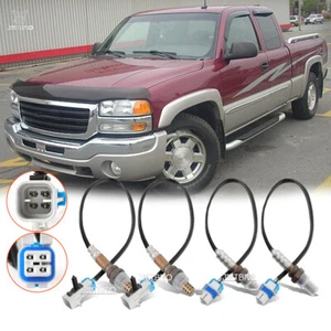 4 Pcs Set of O2 Oxygen Sensor Downstream&Upstream For GMC Sierra 1500 2008-2013 - Picture 1 of 24