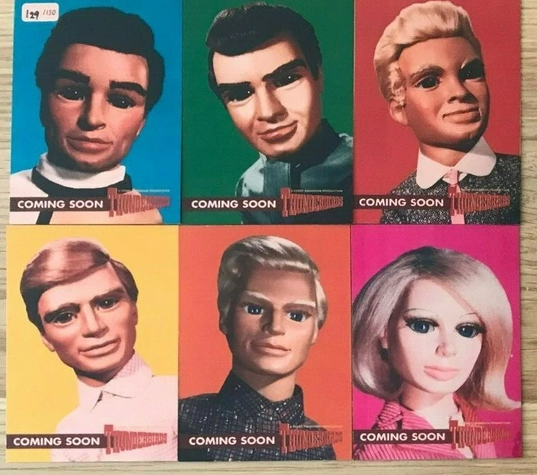 THUNDERBIRDS SERIES 2: METALLIK PROMO CARD SET: PV1 - PV6 - NUMBERED AS xxx/150 - Image 1 of 1