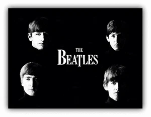 The Beatles Music Car Bumper Sticker Decal - 3'' or 5'' - Picture 1 of 1