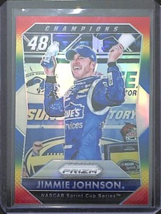2016 Panini Prizm Racing Rainbow Prizm #65 Jimmie Johnson No 19 of 24