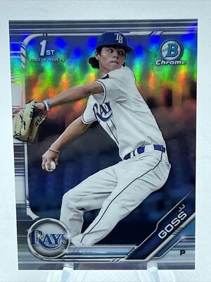 2019 Bowman Draft Chrome 1st Bowman Refractor JJ Goss #BDC-61 - Image 1 of 2