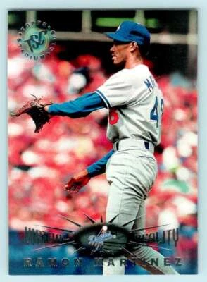 1995 Stadium Club Virtual Reality #229 Ramon Martinez Dodgers (Parallel) - Image 1 of 2