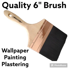 Pincel de pintura 6" pasta pintura emulsión yeso salpicaduras techo Q - Imagen 1 de 3