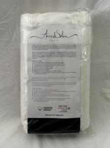 Anne De Solene Paris Canopee Ivory Jacquard King Fitted Sheet NIP - Picture 1 of 11