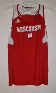 Wisconsin Badgers Damen Tank Adidas Neu mit Etikett Medium Rot - Bild 1 von 3