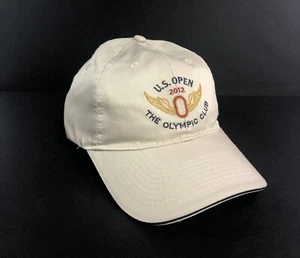 US Open Baseball Cap Golf Hat 2012 The Olympic Club USGA Member Adjustable Tan - Picture 1 of 10