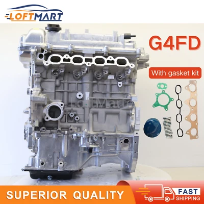 G4FD 1.6L Engine Assy Long Block 1591CC GAS For Hyundai Kia Rio Soul 2012-2019 - Image 1 of 4