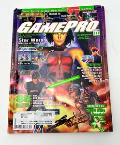 Vintage GamePro Ausgabe 111 Dez 97 mit Poster 1997 Gaming Magazin Star Wars 64 etc - Bild 1 von 5