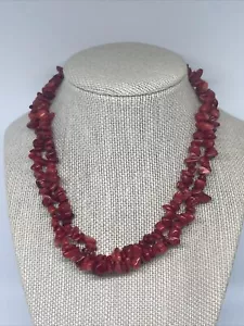 Collar de corral rojo vintage - Imagen 1 de 9