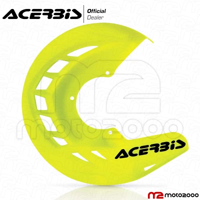 COPRIDISCO X-BRAKE GIALLO FLUO PROTEZIONE DISCO FRENO ANTERIORE UNIVERSALE - Immagine 1 di 4