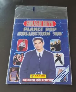 Vintage SMASH HITS PLANET sticker collection Panini 1999 empty old stock RARE - Picture 1 of 2