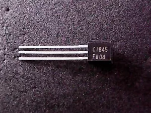 2SC1845 F - NEC NPN Transistor - hFE class F 300-600 hFE (TO-92) C1845 GENUINE - Foto 1 di 1