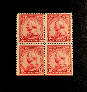 US 2 Cent Gen Von Steuben stamp of 1930, Scott #689, block of 4, MNH/OG/VF. - Picture 1 of 1
