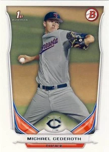 (50) 2014 Bowman Draft Picks MICHAEL CEDEROTH Rookie Card LOT #DP93 Twins - Picture 1 of 1