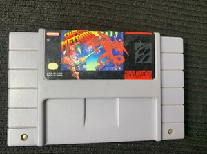 Super Metroid SNES Super Nintendo Cart Authentic- Tested- Works GDFAS‼️✔️♨️ - Picture 1 of 3
