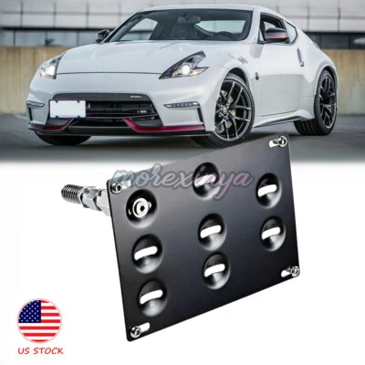 Gancho de remolque soporte de matrícula para Nissan GTR 370Z GT-R para Infiniti G37 Q50 Q60 Foto 1 de 4