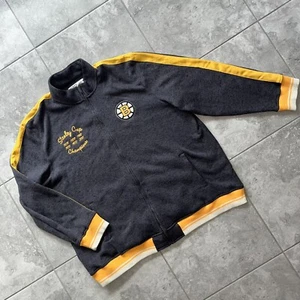 Boston Bruins CCM Vtg Stanley Cup Champions Zip Track Jacket NHL Mens 4XL Tall - Picture 1 of 14