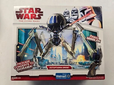 Star Wars The Clone Wars 2009 3,75"" Octuptarra Droid Walmart Hasbro nuevo Foto 1 de 4
