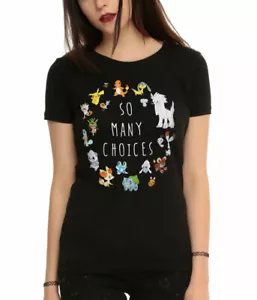 Pokemon So Many Choices Junior Girls T-Shirt - Picture 1 of 1