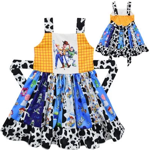 Toy Story Boutique Princess Dress Lotso Buzz Lightyear Baby Dress 2023 gift - Picture 1 of 5