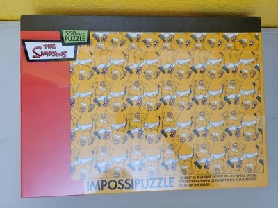 550 Piece Jigsaw Puzzle Impossipuzzle THE SIMPSONS HOMER New!  Factory Sealed!   - Image 1 of 2