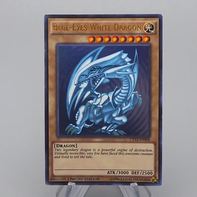 Yu-Gi-Oh Blue-Eyes White Dragon CT13-EN008 Ultra Limited Edition English n794 - Image 1 of 4