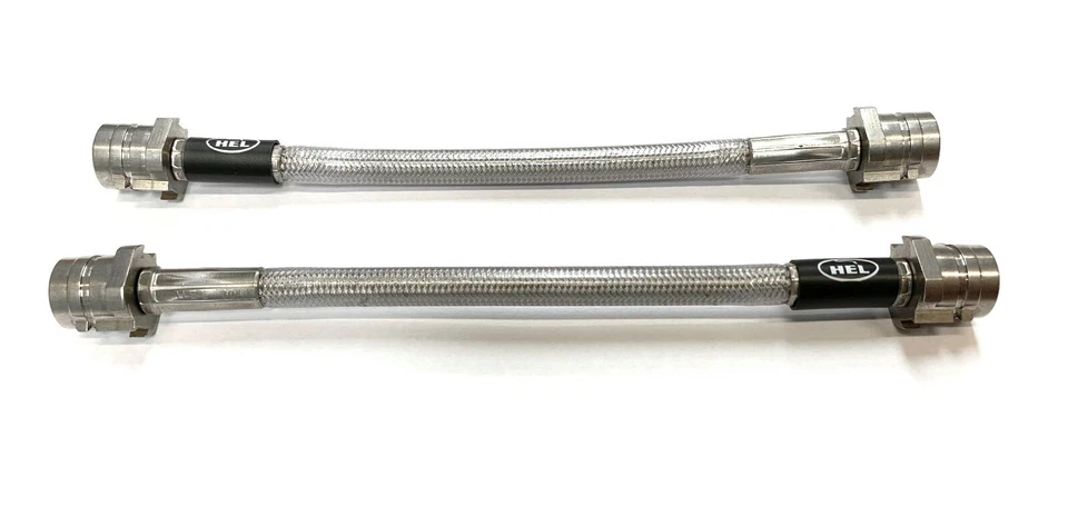 REAR HEL Braided Brake Lines Hoses For Volkswagen Lupo 1.4 TDi PD Sport 00- - Изображение 1 из 1