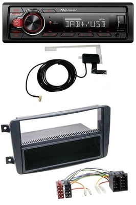 Pioneer 1DIN MP3 DAB USB AUX Autoradio für Mercedes C-Klasse W203 CLK W209 Vito - Bild 1 von 4