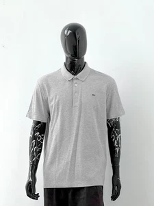 Polo Lacoste Hombre Gris Talla XXL (calce ceñido) - Imagen 1 de 8