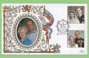 G.B. 1997  Golden Wedding 20 & 26p u/a Benham Commemorative Cover, London SW1 - Picture 1 of 1