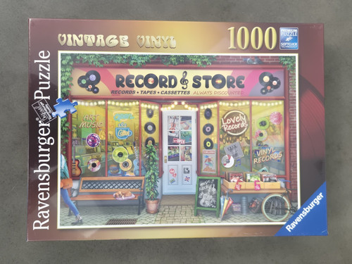 Puzzle 1000 Pieces Ravensburger Vintage Vinyl Records Music Jigsaw New ...