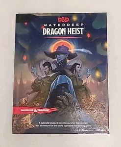 D&D Waterdeep Dragon Heist HC Hardcover Dungeons & Dragons 5E Book Wizards Coast - Picture 1 of 3