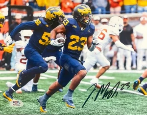 JORDAN MARSHALL SIGNED AUTOGRAPH MICHIGAN WOLVERINES 8X10 PHOTO PSA/DNA - Picture 1 of 1