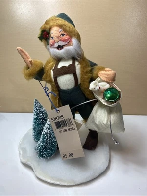 Muñecas Annalee 1999 de colección 10" Herr Kringle Papá Noel alemán Navidad #5387 Foto 1 de 4