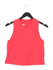 Lululemon Women's Top S Pink 100% Other Sleeveless Crew Neck Cropped - Picture 1 of 5