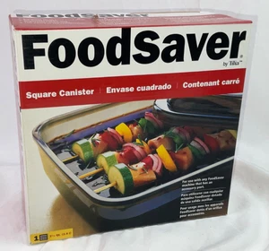 FoodSaver bote de almacenamiento cuadrado para marinar marinados para microondas en minutos - Imagen 1 de 7