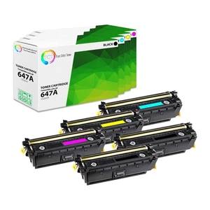 TCT 5PK 647A 648A Toner Set CE260A CE261A CE262A CE263A für HP LJ CP4025 CP4525 - Bild 1 von 6