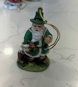 Vintage SCO16 1995 International Irish Father Christmas Santa Ornament by IRS 3" - Picture 1 of 5