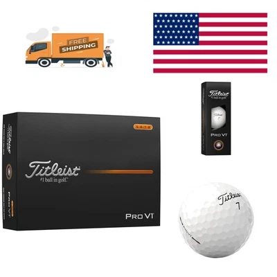 Titleist Pro V1 Golf Balls - High Numbers - White - New Version