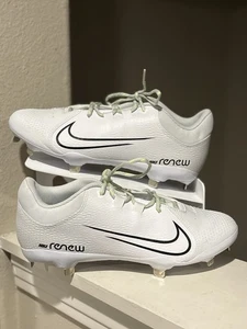 Nike Hyperdiamond 4 Softball Metal Cleats - White -CZ5920-103 Women’s 10 - Picture 1 of 10