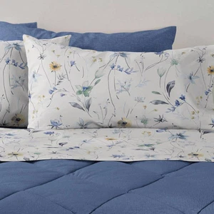 Bassetti PORTULACA B2 complete double bed cotton sheets - Picture 1 of 3