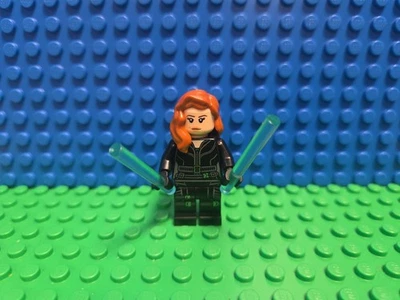 LEGO Black Widow Minifigure Marvel Super Heroes CMF Lot 76314 sh1012 New HTF  - Image 1 of 4
