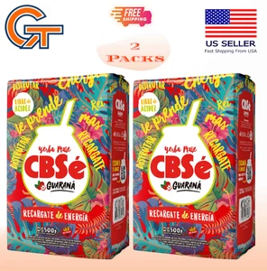 Confezione da 2 - CBSé Yerba Mate Guaraná - 500 g (17,6 once) ciascuno, spedizione dagli Stati Uniti - Foto 1 di 2
