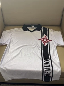 Metallica Y2K Vintage Giant Tag 1990’s Made In USA Jersey Polo Large - Bild 1 von 11