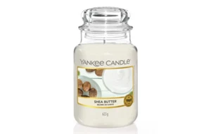 Yankee Candle Shea Butter Duftkerze im großen Glas 623g süßer würziger Duft - Bild 1 von 1
