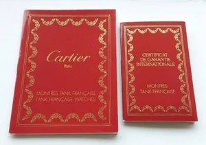 CARTIER Tank Francaise Guarantee Warranty Booklet Set (Unwritten) - Anni '90 - Foto 1 di 2