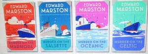 Ocean Liner Mystery Books 5 - 8  Marmora Salsette Oceanic Celtic, Edward Marston - Imagen 1 de 2