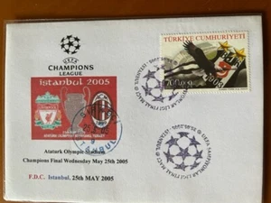 2005 FDC BUSTA FINALE UEFA CHAMPIONS LEAGUE MILAN-LIVERPOOL annullo ISTANBUL - Imagen 1 de 4