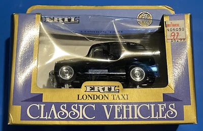 1988 ERTL Classic Vehicles London Taxi Bla 1/43 Scale Die Cast Black #2551 - Image 1 of 3
