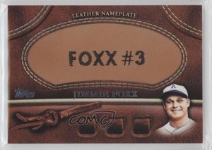 2011 Topps Manufactured Glove Leather Nameplate Jimmie Foxx (Philadelphia A's)